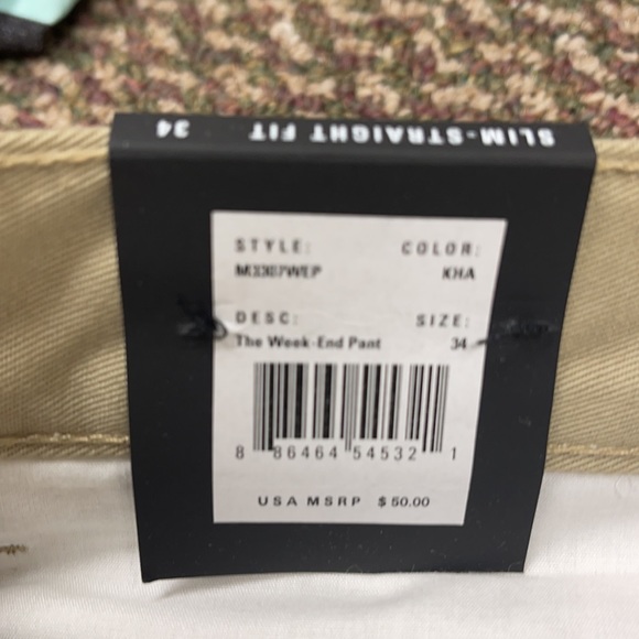 BNWT Rvca pants - Picture 2 of 4